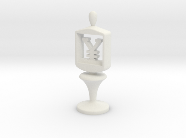 Currency symbol figurine,Yen 3d printed