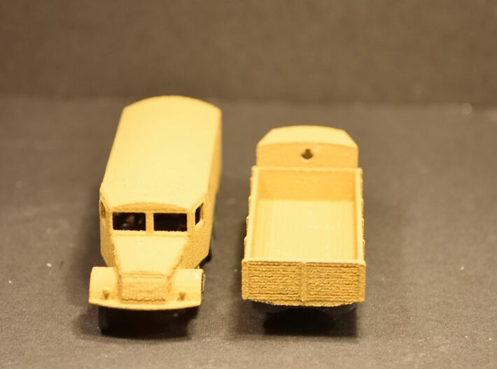 1/144 set of 2 Tatra trucks T111 3d printed 