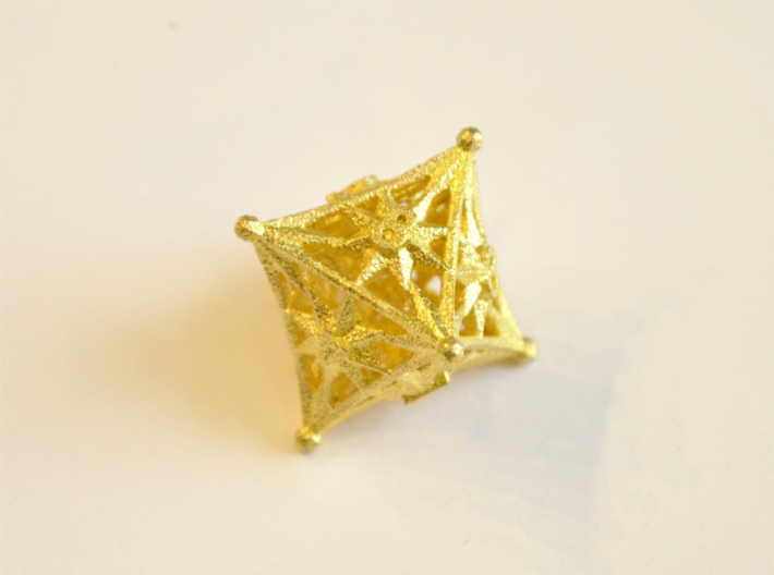 D8 Balanced - Radiant 3d printed Matte Gold Steel - No longer available