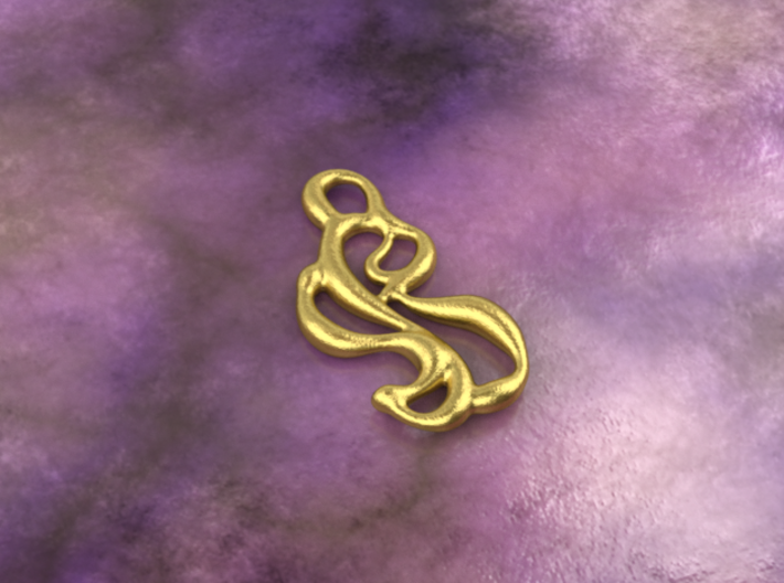 Nature's rhythms 3d printed brass material