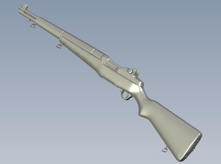1/10 scale Springfield M-1 Garand rifles x 3 3d printed 
