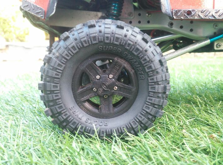 Boost beatlock wheels 1.0, part 2/4 rear 3d printed 