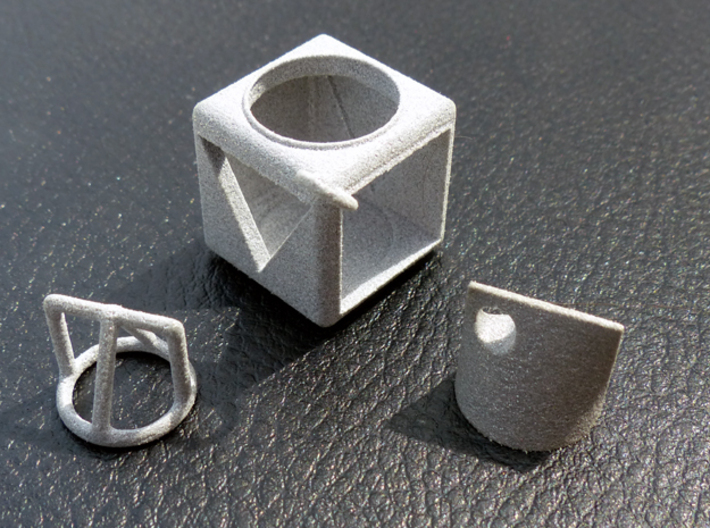 Shape Sorter Circle, Triangle Square Pendant 3d printed Box and Solid Pendant available separately