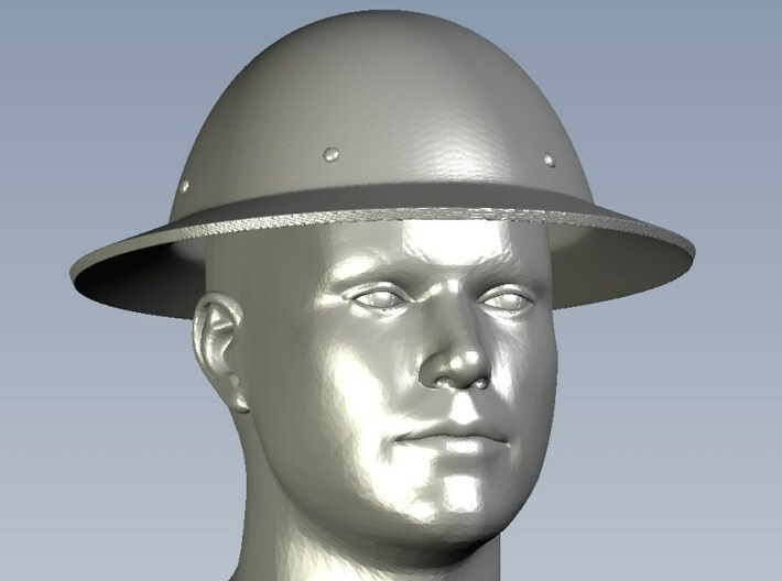 1/30 scale British Brodie Mk I WWI helmets x 30 3d printed 