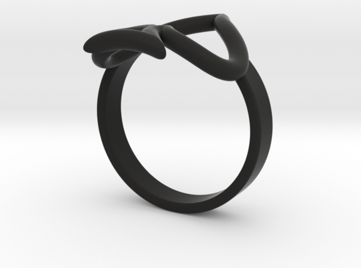 Simple Ace Ring 3d printed 
