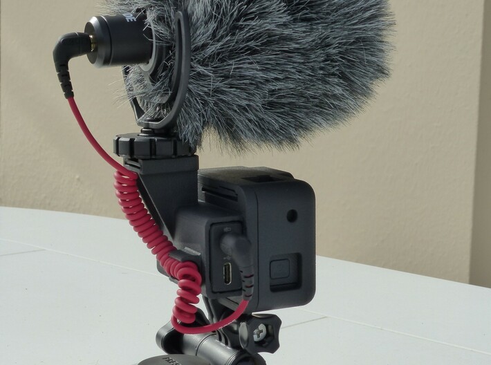 Vlogging Box RR Support Compatible with GoPro  3d printed 