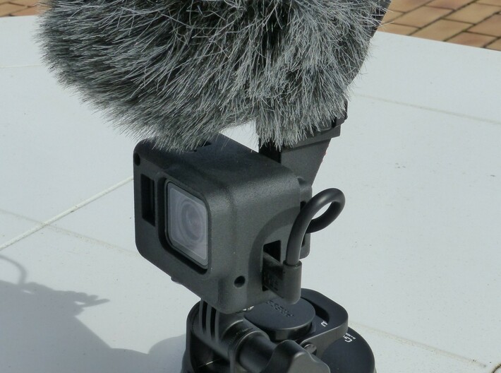 Vlogging Box RR Support Compatible with GoPro 3d printed 