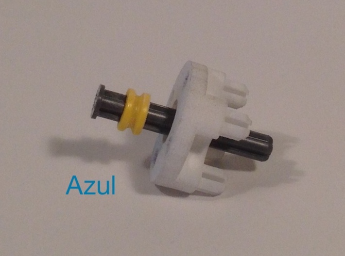 NXT Motor Shaft to Tetrix Coupler 3d printed Use this lego piece to increase durability