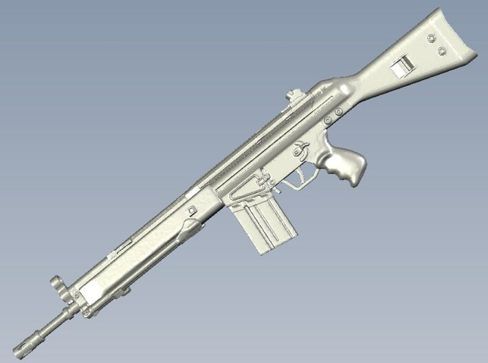 1/10 scale Heckler & Koch G-3A3 rifle A x 1 3d printed 