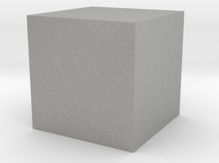 a cube of one cubic centimeter 3d printed