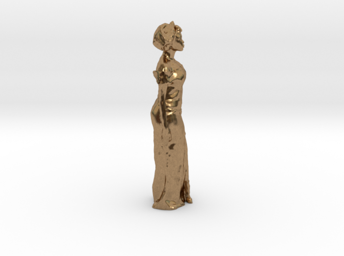 African Woman Necklace / room decoration 3d printed
