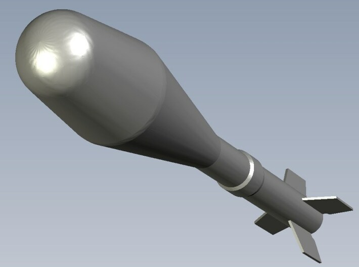 1/10 scale Hispano DM-22A1 HEAT grenades x 5 3d printed 