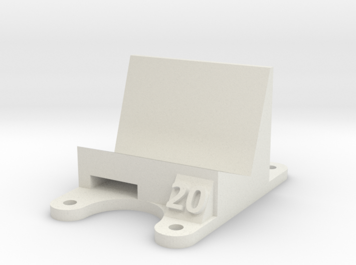 ZMR 250: 20 Degree Action Cam Mount 3d printed