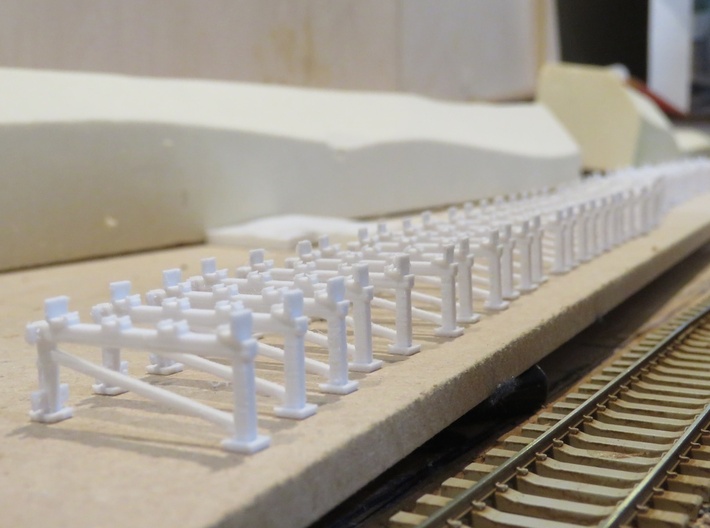 Station Platform Supports 3d printed 3D Prints ready for installation