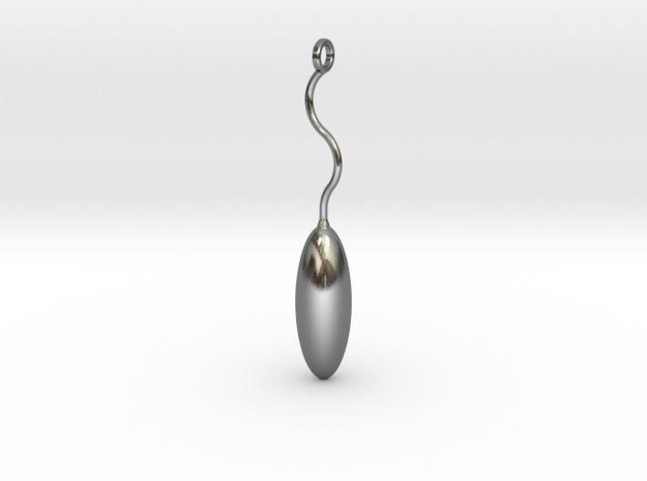 Sperm pendant 3d printed