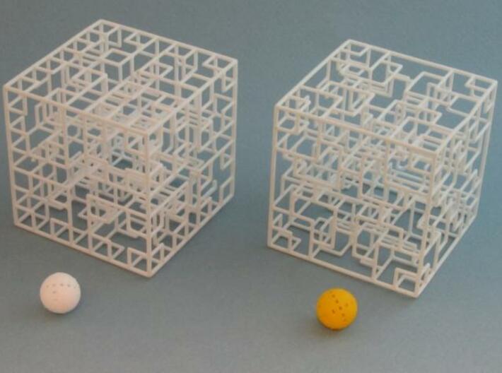 Mix-pack 4 - Big 3d printed with one ball painted yellow