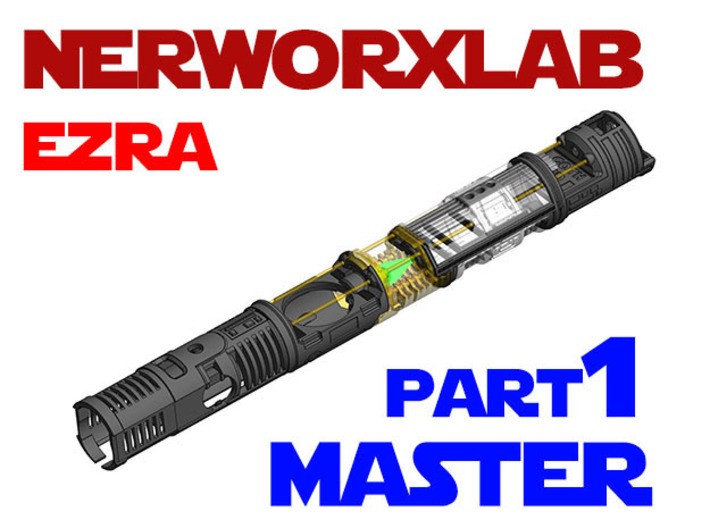 NWL Ezra - Master Part1 Lightsaber Chassis 3d printed
