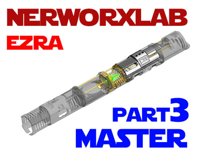 NWL Ezra - Master Part3 Lightsaber Chassis 3d printed