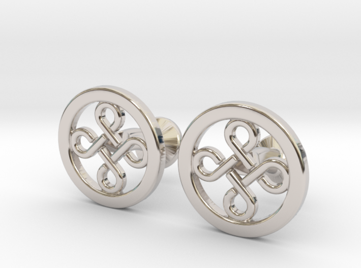 Custom Logo Cufflinks 3d printed