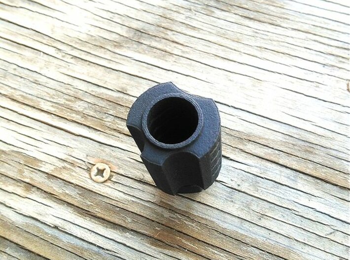 Executer Airsoft Flash Hider (14mm-) 3d printed
