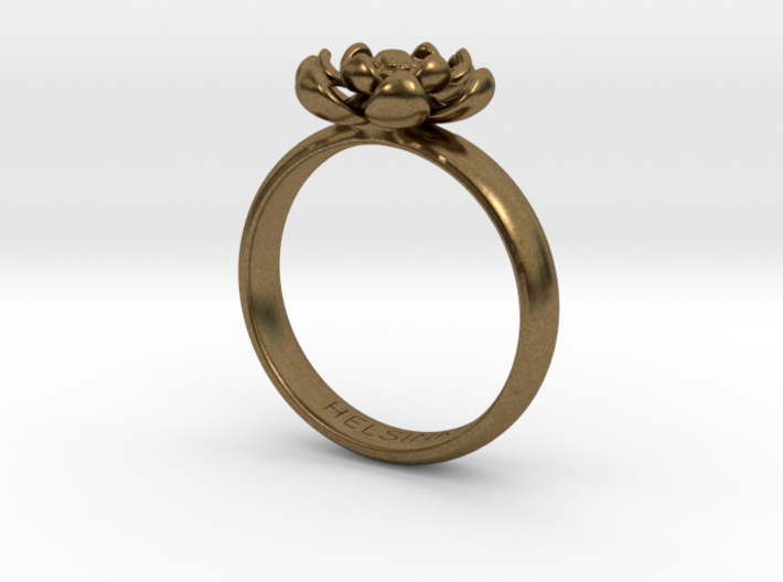 Flower Ring 3d printed