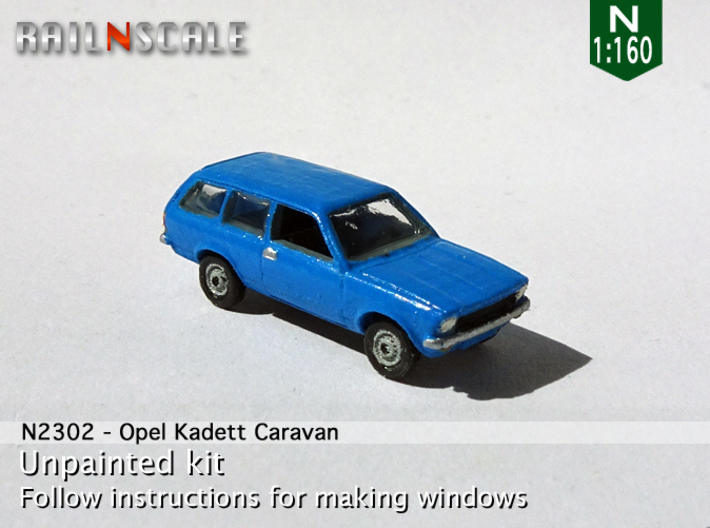 Opel Kadett Caravan (N 1:160) 3d printed 