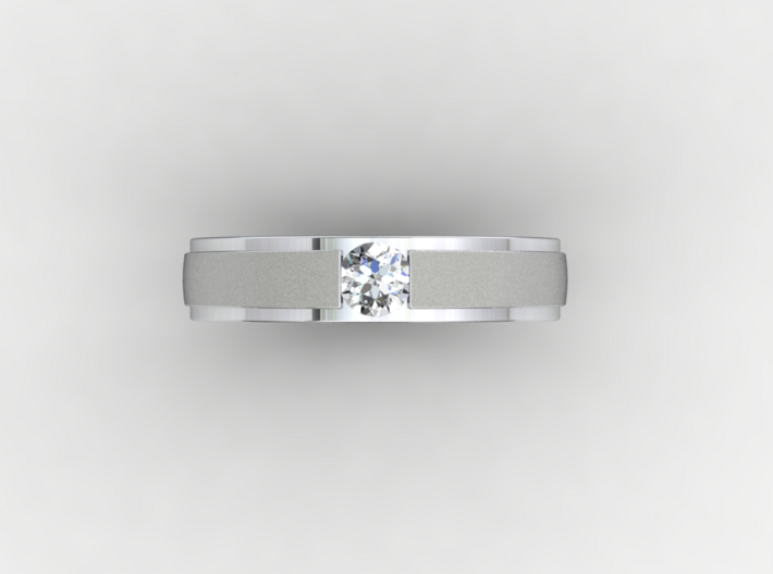 Engagement Ring Design - CC150-BL 3d printed 