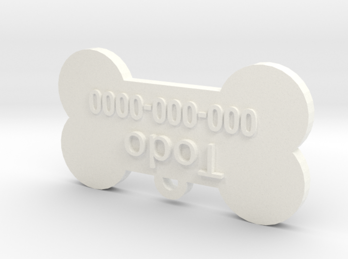 Personalized Dog Tag 3d printed