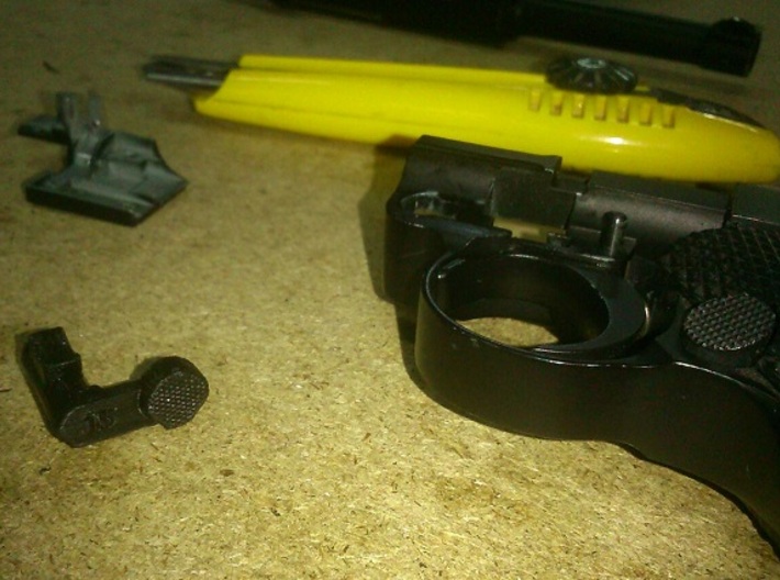 Luger disassembly lever 3d printed 