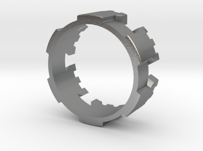 Castle ring 3d printed