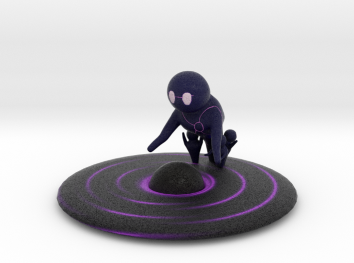 Enigma Black Hole Model 3d printed Normal sand stone would be beautiful enough
