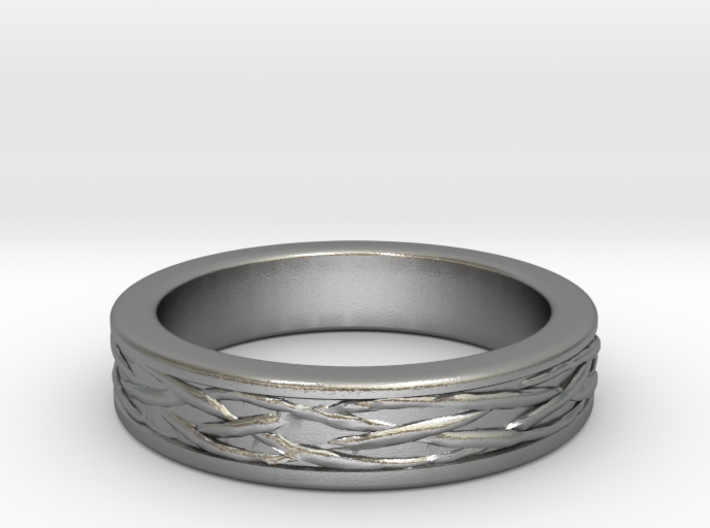 Celtic Knot Womens Ring 3d printed