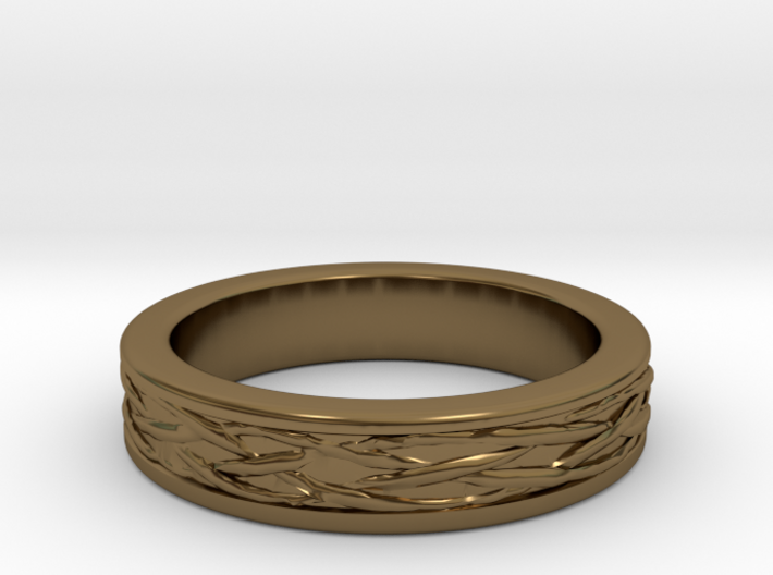 Celtic Knot Womens Ring 3d printed
