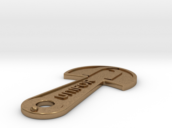 Cart Key - UNIFOR - Raised Letters 3d printed