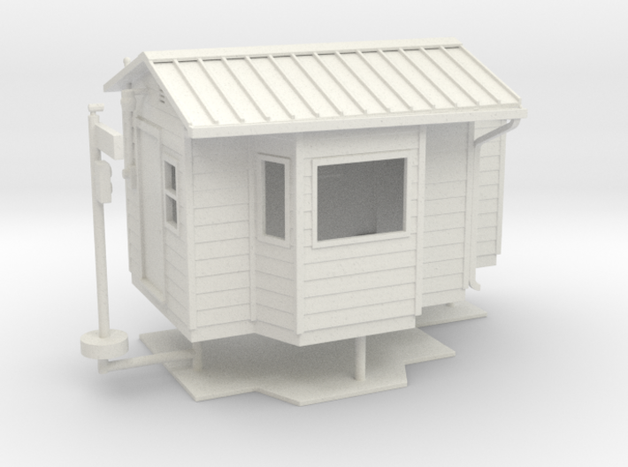 1/64th DOT Weigh scale station building 3d printed 