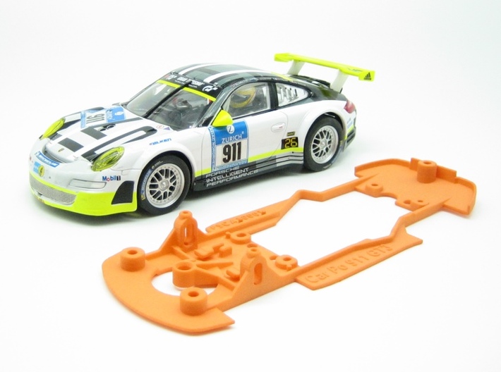 PSCA01001 Chassis for Carrera Porsche 911 GT3 3d printed