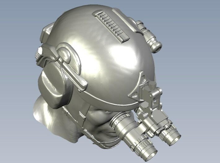 1/50 scale SOCOM operator G helmet & heads x 5 3d printed 