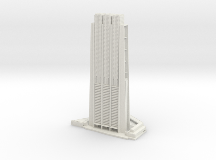The Index (1:1800) 3d printed Assembled model.
