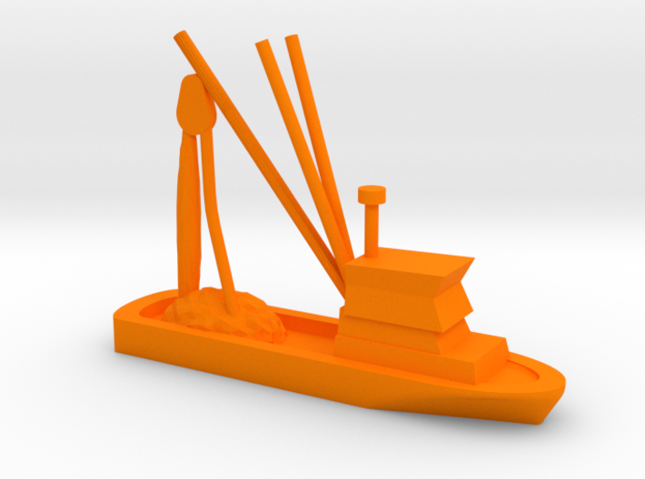 Fishing Boat Game Piece 3d printed