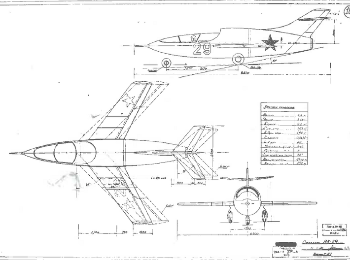 (1:285) Yakovlev Yak-29 (F4GUMNXEU) by lippischh