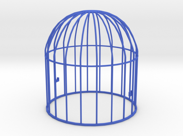 Upper part of a cage for the toy birds 3d printed
