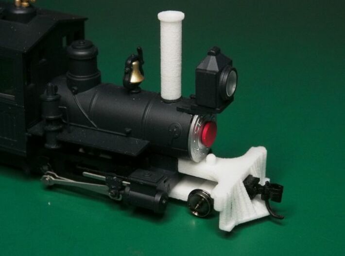 Parts to convert F&amp;C loco to 2-4-0 [set B] 3d printed The white parts are what you get