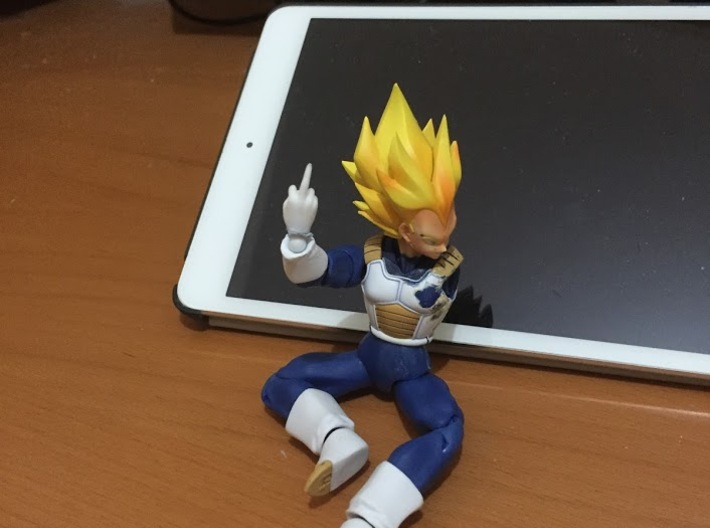 SH Figuarts Hand Gesture Middle Finger the bird 3d printed Real Life Middle Finger