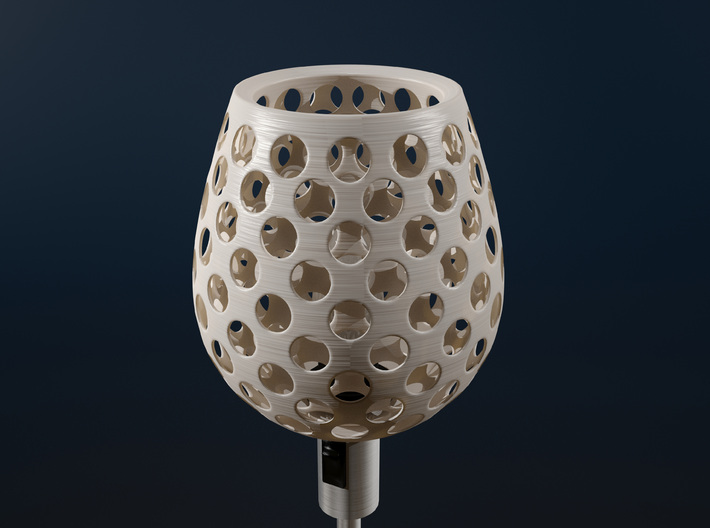 Krafteck Lamp Shade - Polka-dot E14 3d printed