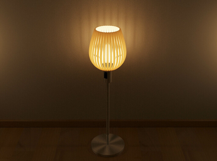 Krafteck Lamp Shade - Zigzag E14 3d printed 
