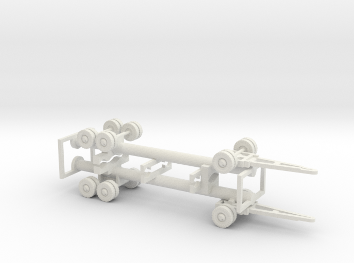1/144 Molch trailer for German submarine set of 2 3d printed 