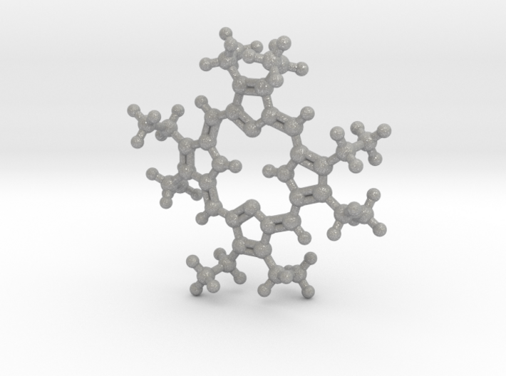 Octaethylporphyrin pendant - detailed 3d printed