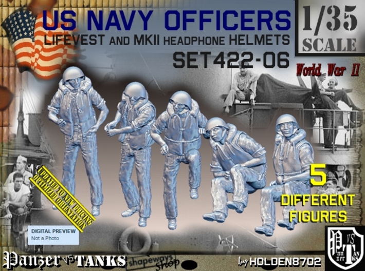 1/35 USN Officers Kapok Set422-06 3d printed