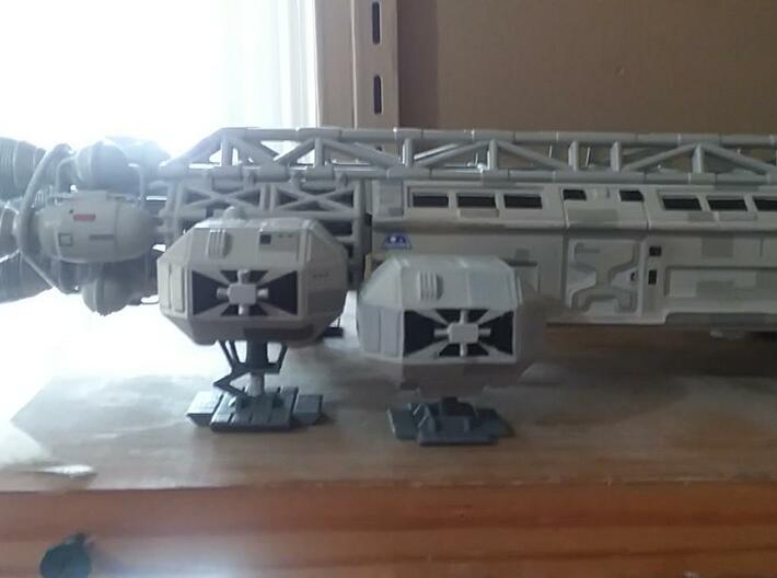Moongear set of four for 12&quot; Eagle Kit! 3d printed Compared to kit supplied gear. Finished model by Paul Costello