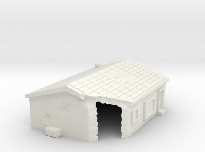 Damaged house 1 -free download 3d printed
